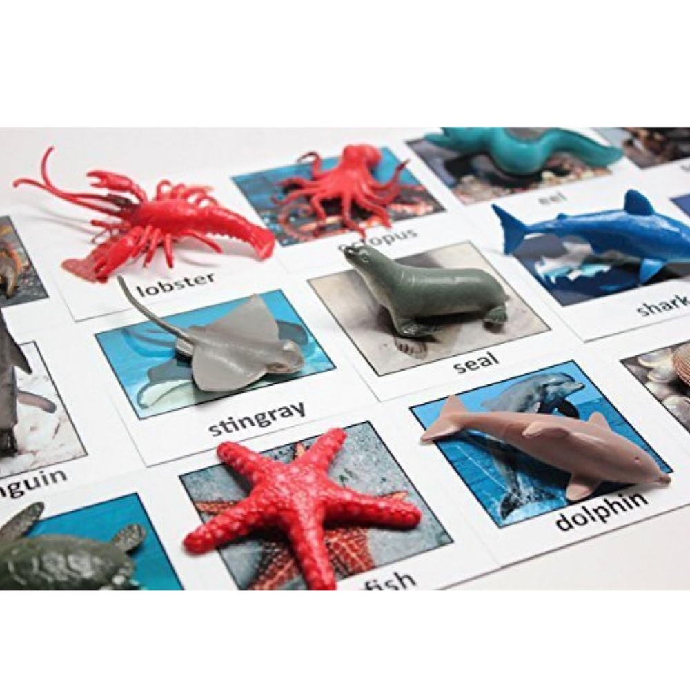 Curious Minds Busy Bags Montessori Animal Match toy